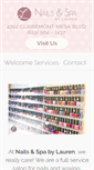 Mobile Screenshot of nailsandspabylauren.com